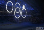 The Fifth Olympic Ring Failed To Open During The Sochi Opening Ceremony
