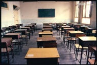 1986年4月，北京171中学教室。