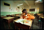 1986年4月，北京171中学教室。