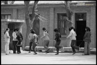 1985年4月，北京171中学操场。