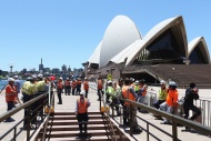 Landmarks in Sydney, including the Sydney Opera House, were evacuated.