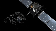太空探索的下一个前沿：未来数十年，太阳系探索将以国际合作为主。经过10年飞行，欧洲宇航局探测器Rosetta终于进入彗星67P/Churyumov-Gerasimenko轨道。11月12日，Rosetta释放出微型探测器Philae，后者成为第一个在彗星上着陆的探测器。与此同时，火星探索也取得诸多进展。印度Mangalyaan飞船于9月份进入火星轨道。12月份，美国宇航局成功推出新的猎户座飞船，这也是火星载人探测准备迈出的第一步。
